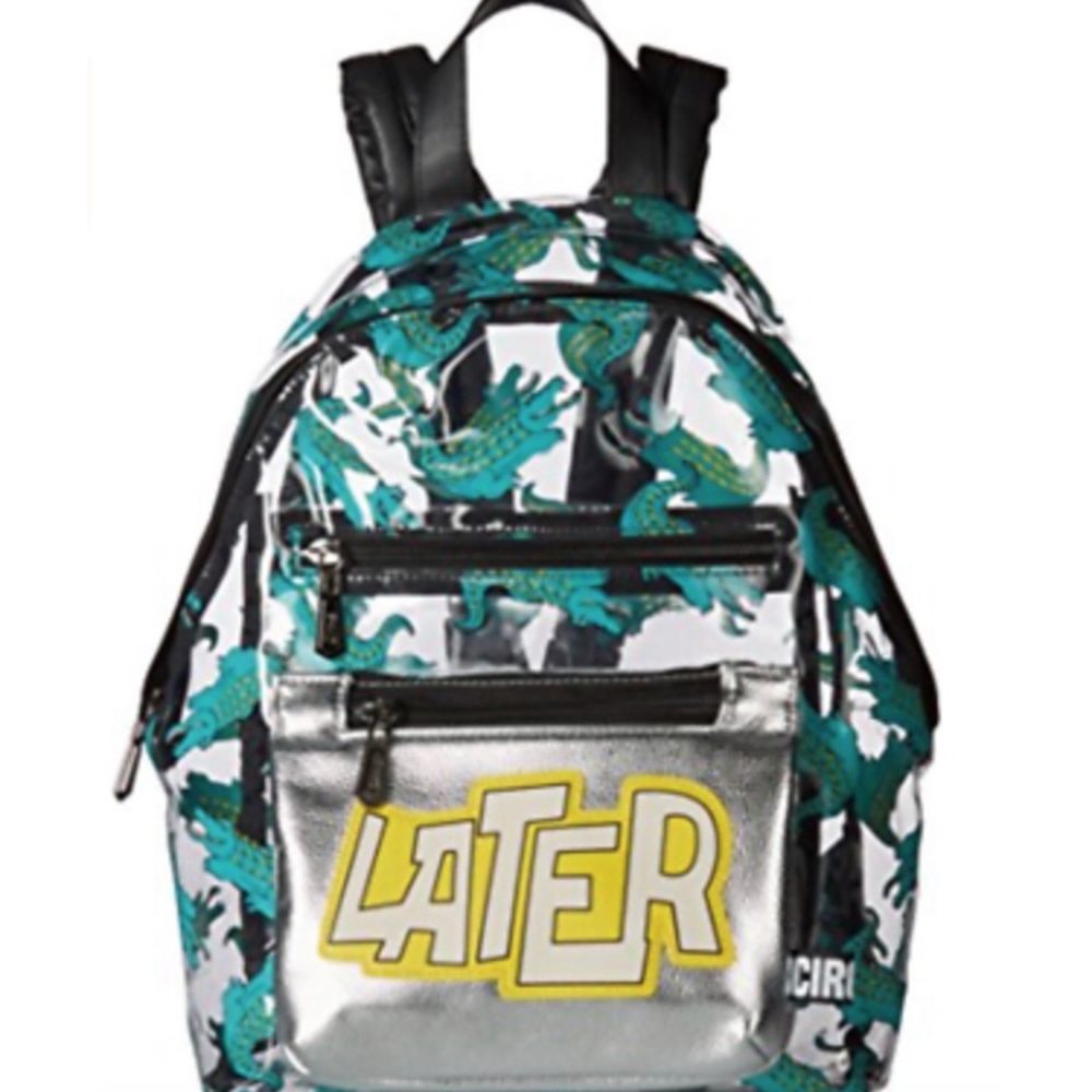 Circus Clear Gator Graphic Backpack